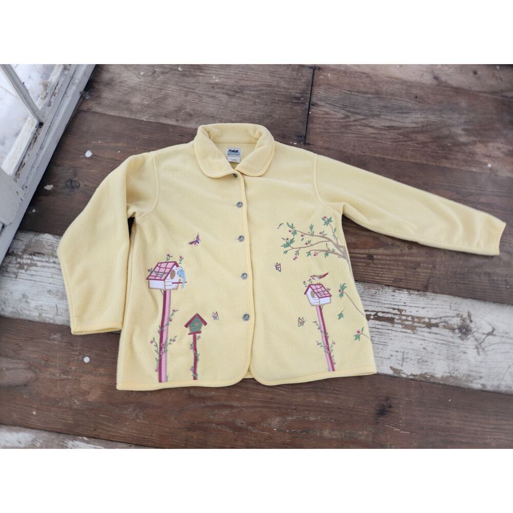 Vintage Birdhouse Sweater Size Large